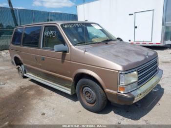  Salvage Plymouth Voyager