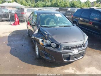  Salvage Chevrolet Sonic