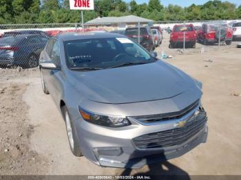  Salvage Chevrolet Malibu