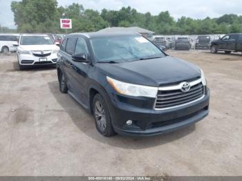  Salvage Toyota Highlander