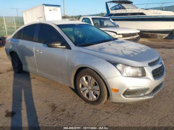  Salvage Chevrolet Cruze