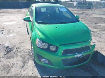  Salvage Chevrolet Sonic