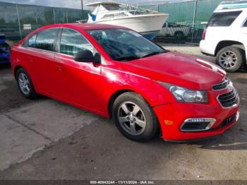  Salvage Chevrolet Cruze