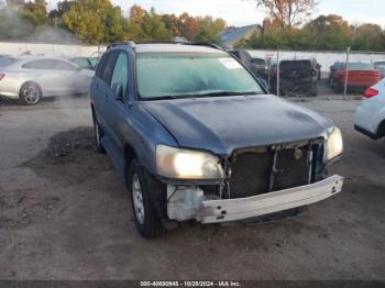  Salvage Toyota Highlander