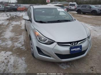  Salvage Hyundai ELANTRA