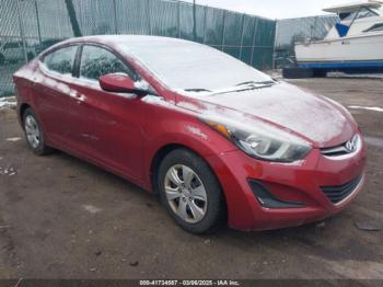  Salvage Hyundai ELANTRA