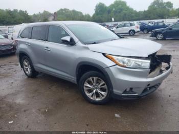  Salvage Toyota Highlander