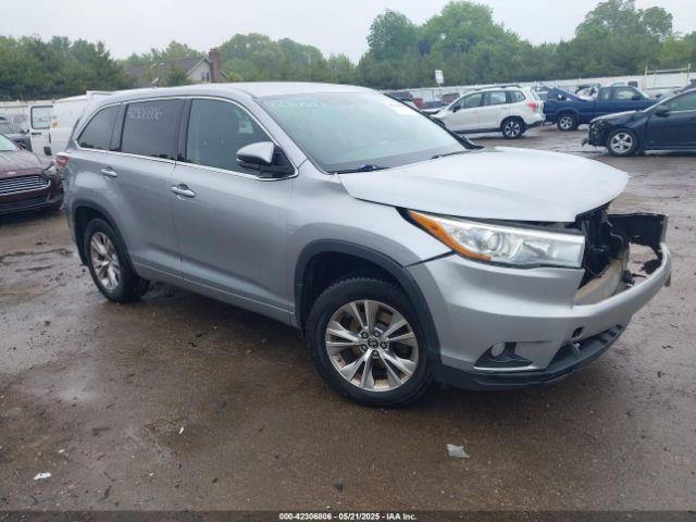  Salvage Toyota Highlander
