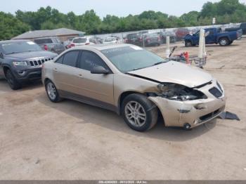  Salvage Pontiac G6