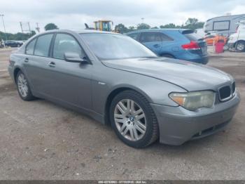 Salvage BMW 7 Series