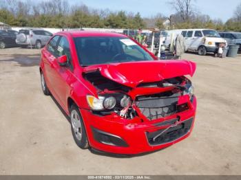  Salvage Chevrolet Sonic