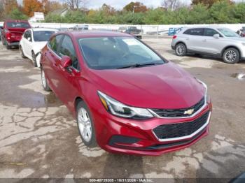  Salvage Chevrolet Cruze