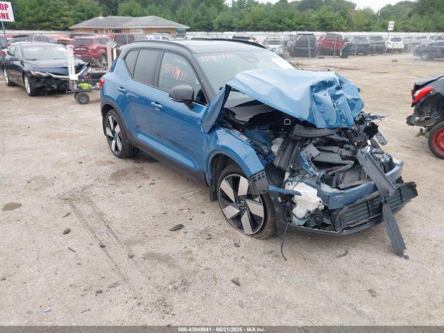  Salvage Volvo Xc40 Recharge Pure Electr