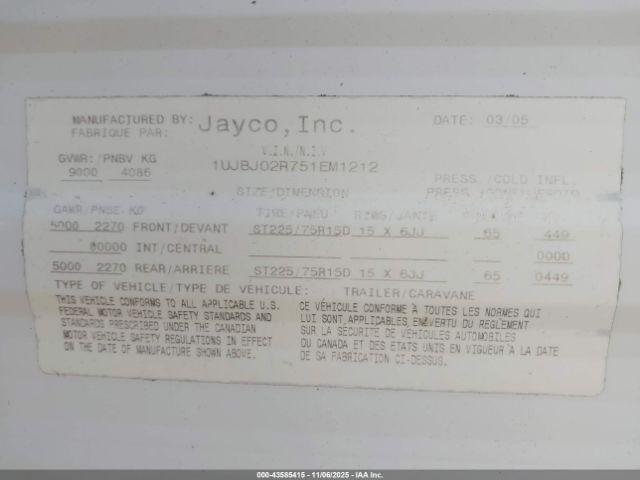 Jayco M-31 Bhs Image 5