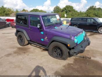  Salvage Jeep Wrangler