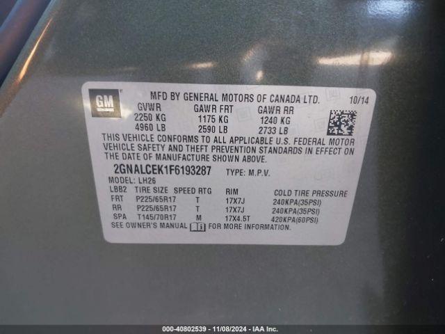 Chevrolet Equinox 2lt Image 8