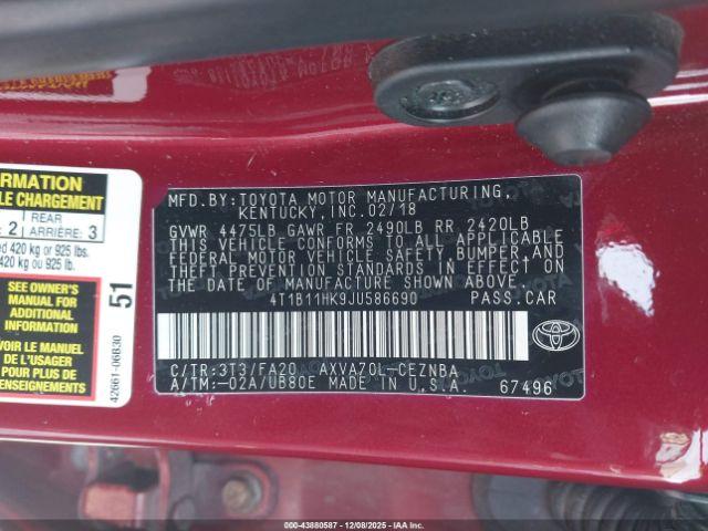 Toyota Camry Le Image 7