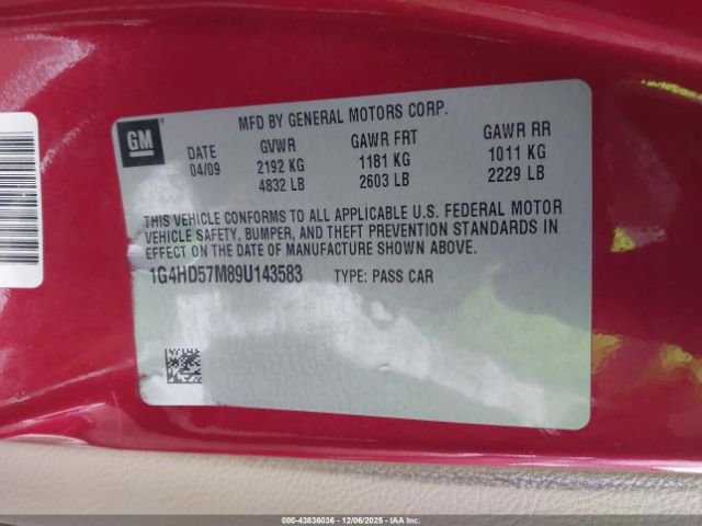 Buick Lucerne Cxl Image 9