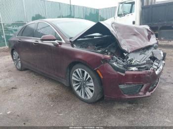  Salvage Lincoln MKZ Hybrid