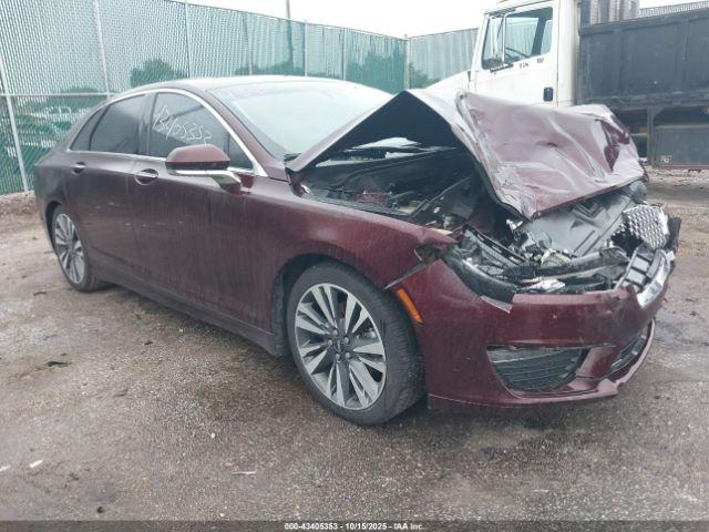  Salvage Lincoln MKZ Hybrid