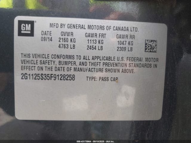 Chevrolet Impala 2lt Image 12