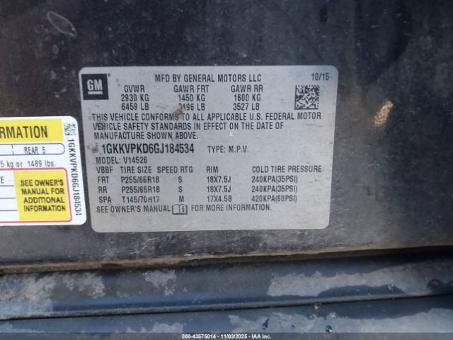 GMC Acadia Sle-2 Image 3