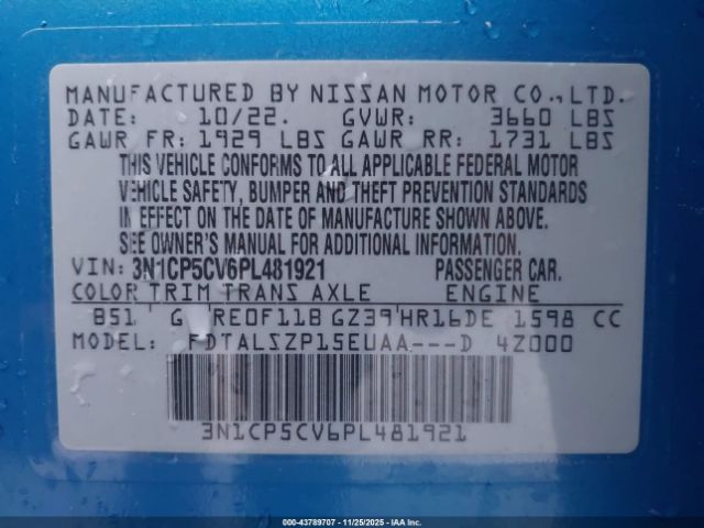 Nissan Kicks Sv Xtronic Cvt Image 3