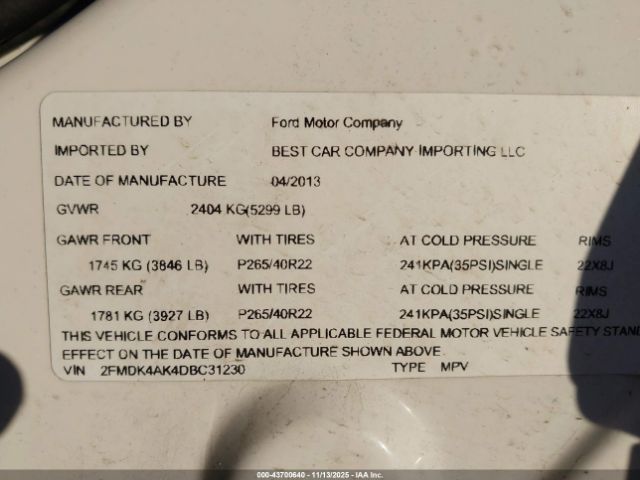 Ford Edge Sport Image 9