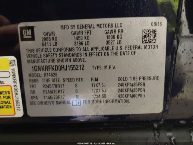 Chevrolet Traverse Ls Image 2