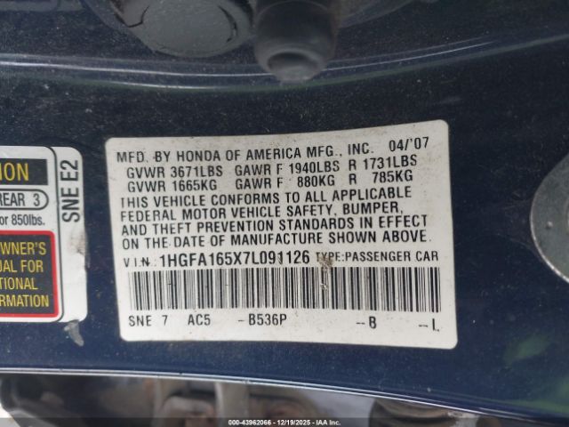 Honda Civic Lx Image 6