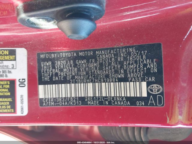 Toyota Corolla Le Image 14